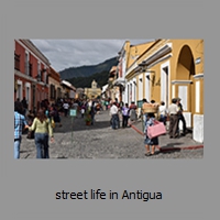 street life in Antigua